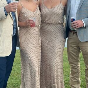 Dress super comfy and sparkly worn once